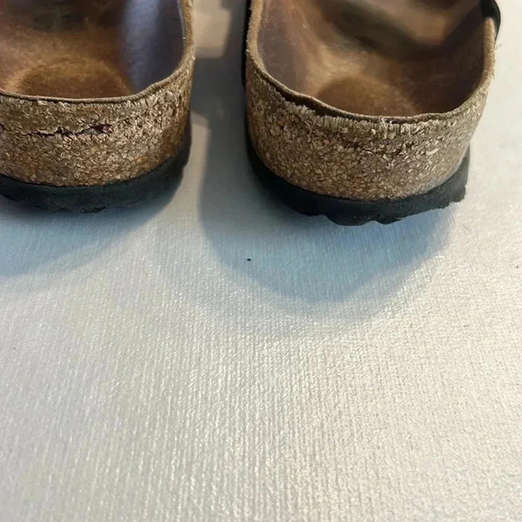 Birkenstock black patent leather Adjustable Slide Sandals size 40-9 - Picture 8 of 8